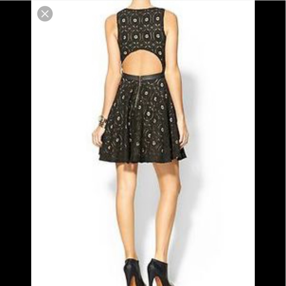 Tinley Road Crochet fit and flare dress